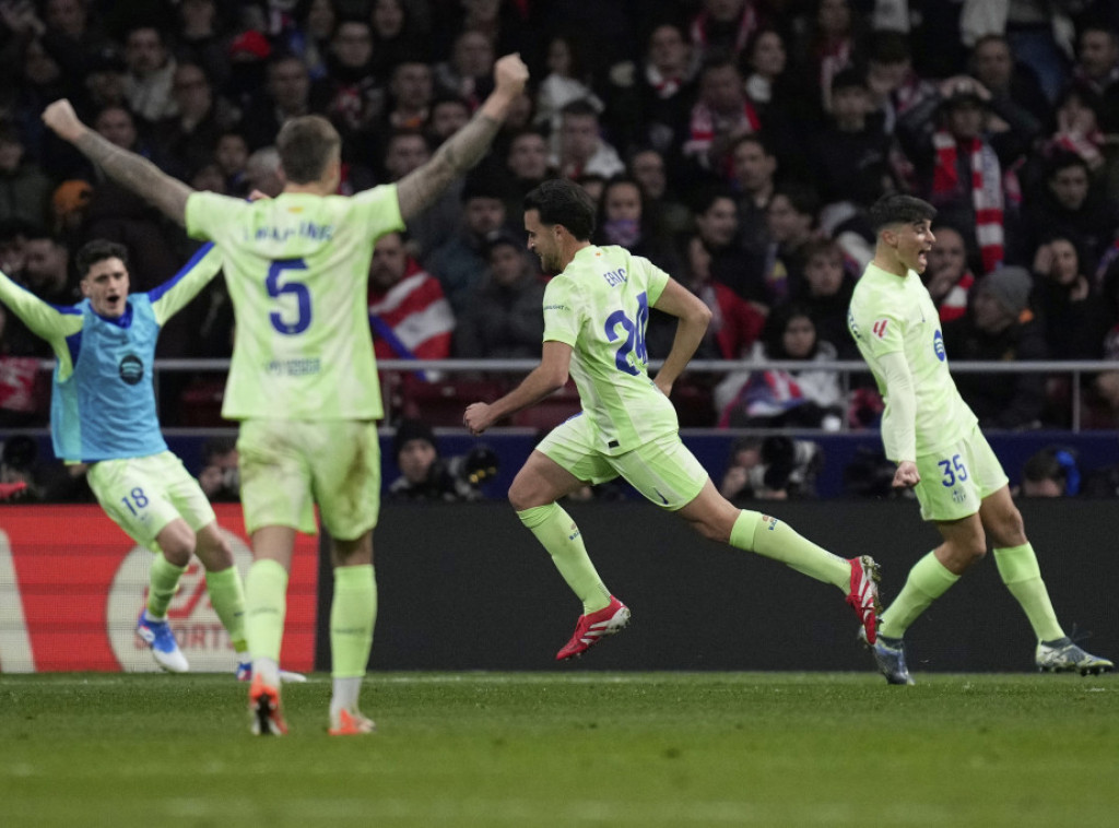 Fudbaleri Barselone preokretom od 0:2 do 4:2 savladali Atletiko Madrid