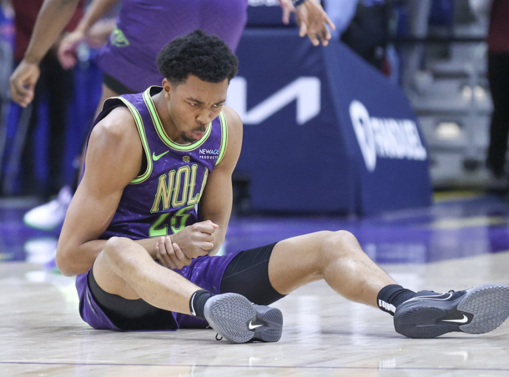 Košarkaš Nju Orleansa Trej Marfi završio sezonu zbog povrede desnog ramena