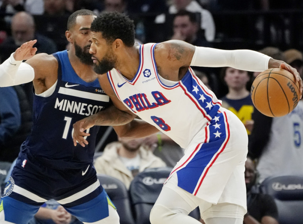 Košarkaš Filadelfije Pol Džordž završio sezonu zbog povrede