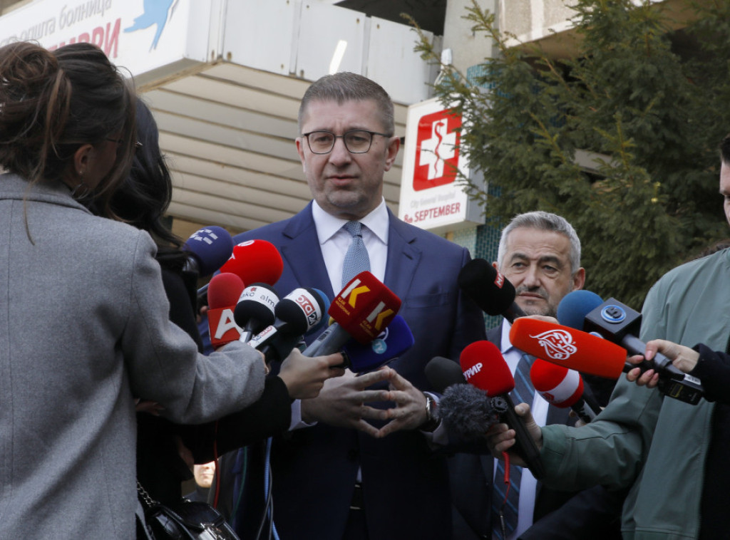 Mickoski: Mislim da vanredne parlamentarne izbore ne želi cela opozicija