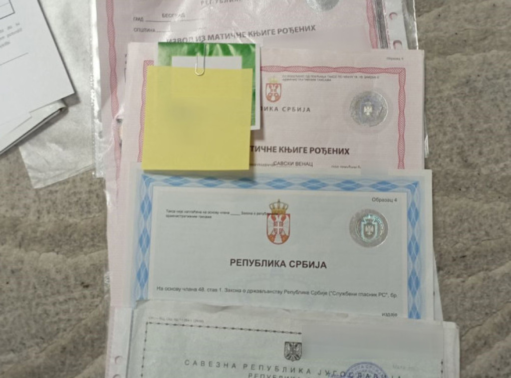 Tužilaštvo za organizovani kriminal: Sedmoro uhapšenih zbog falsifikovanja dokumenata