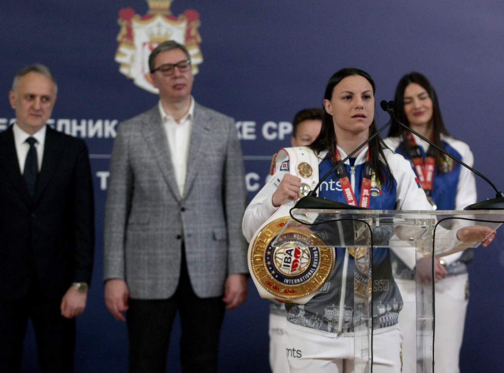 Anđela Branković na prijemu kod Vučića: Bili ste dodatni motiv da postignemo ove rezultate