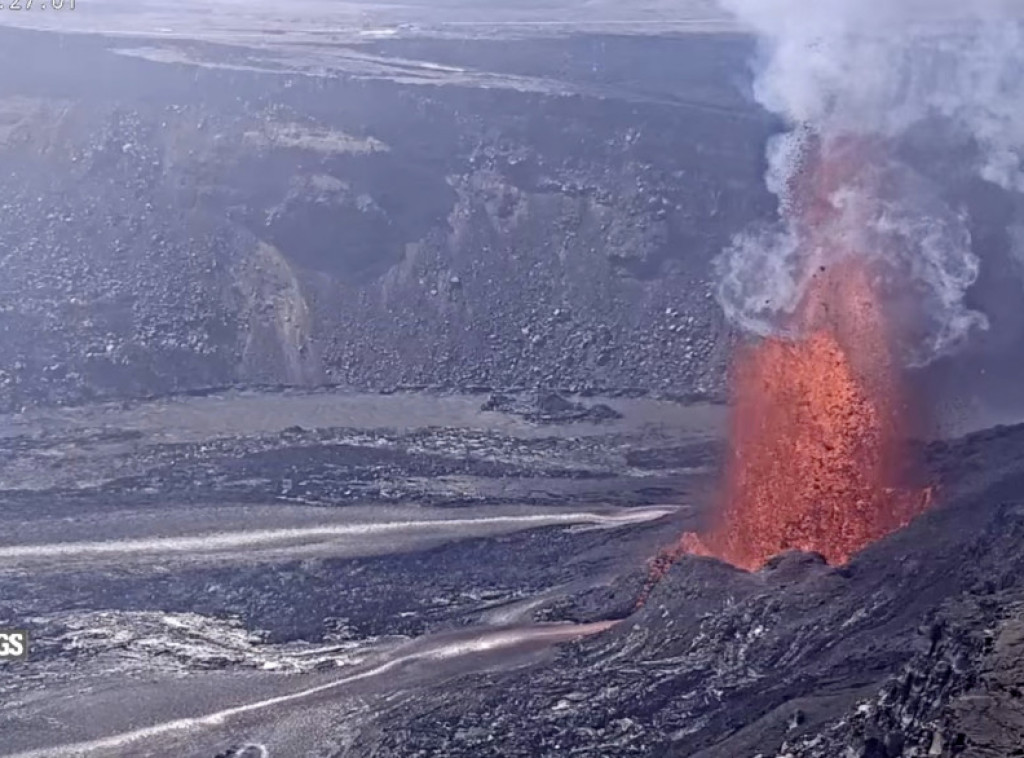 Najaktivniji vulkan sa Havaja, nakon pauze od 7 dana, nastavio da izbacuje lavu