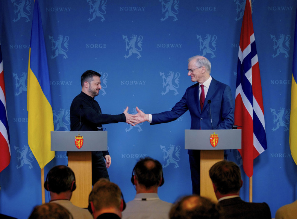 Stere sa Zelenskim: Norveška u potpunosti podržava napore Ukrajine ka prekidu vatre