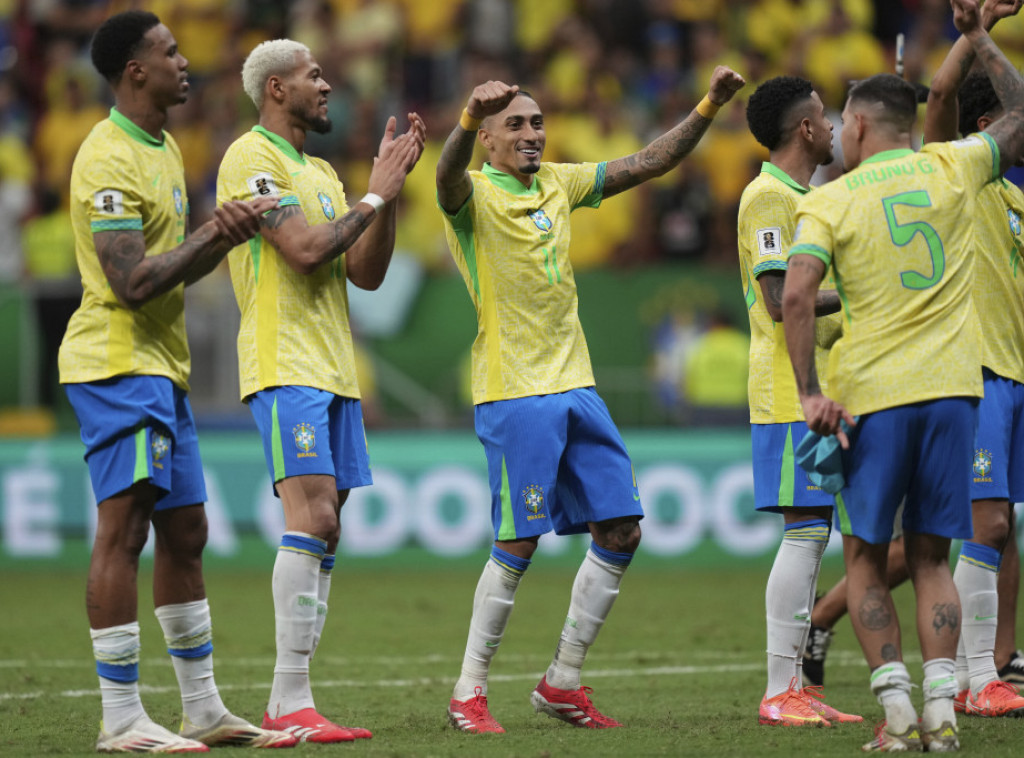 Fudbaleri Brazila pobedili Kolumbiju u kvalifikacijama za Svetsko prvenstvo 2026.