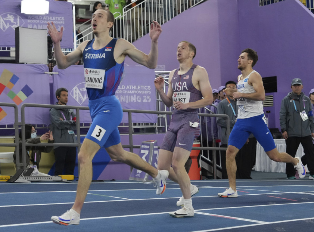 Srpski atletičar Boško Kijanović u polufinalu Svetskog prvenstva u dvorani