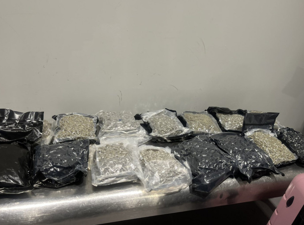 Dačić: Uhapšena Mađarica na aerodromu Nikola Tesla sa 22,5 kg marihuane u koferu