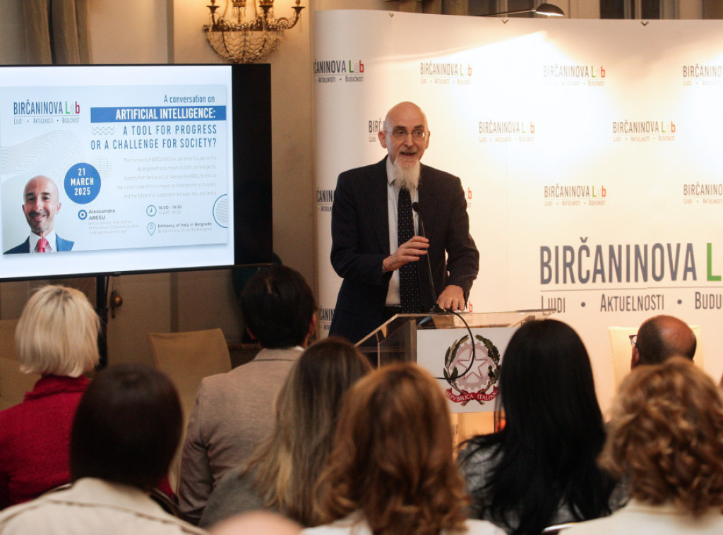 Ambasador Italije Luka Gori razgovarao sa stručnjacima iz EU o razvoju veštačke inteligencije