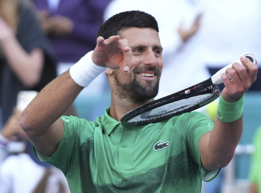 Đoković igra večeras oko 20.30 časova protiv Muzetija u osmini finala Majamija