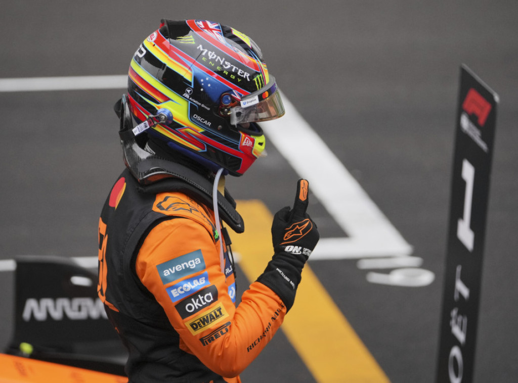 F1: Vozač Meklarena Oskar Pjastri pobedio na VN Kine u Šangaju