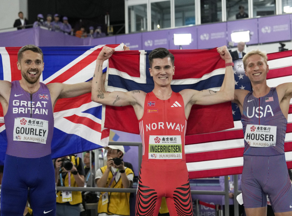 Atletika: Ingebrigtsen osvojio zlato u trci na 1.500 metara na SP u dvorani