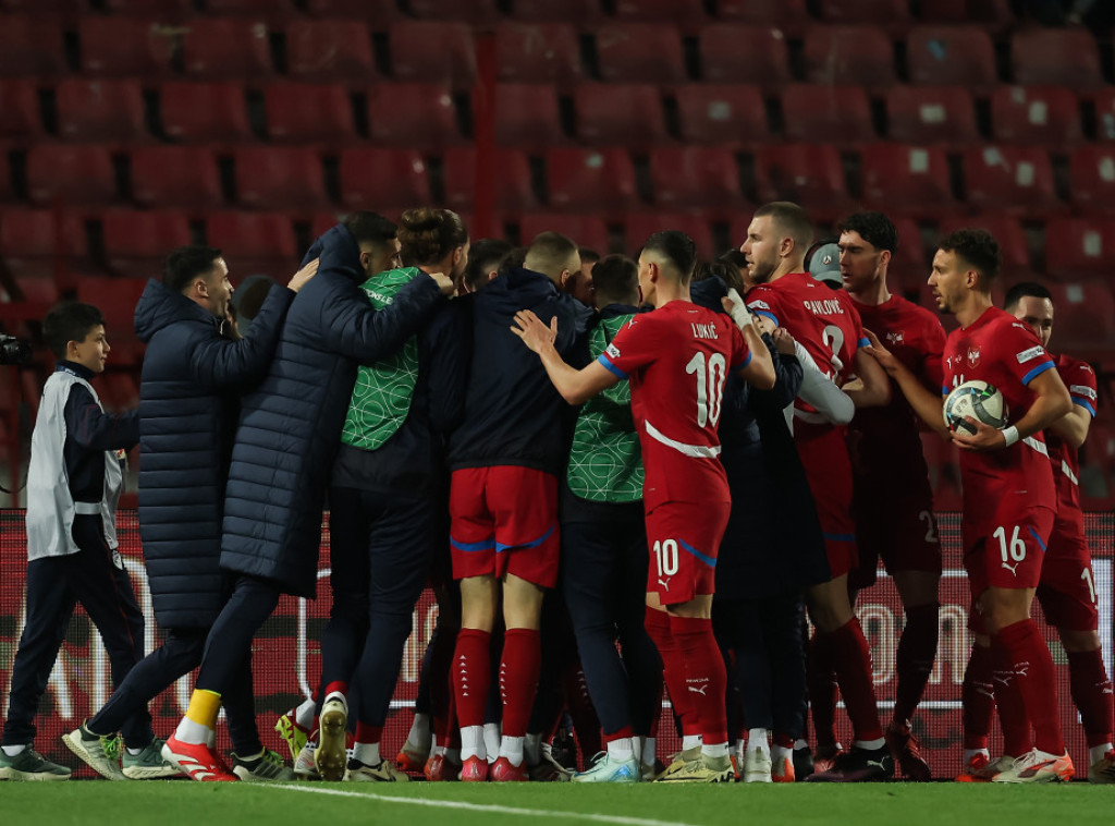 Serbia beat Austria to stay in UEFA Nations League A