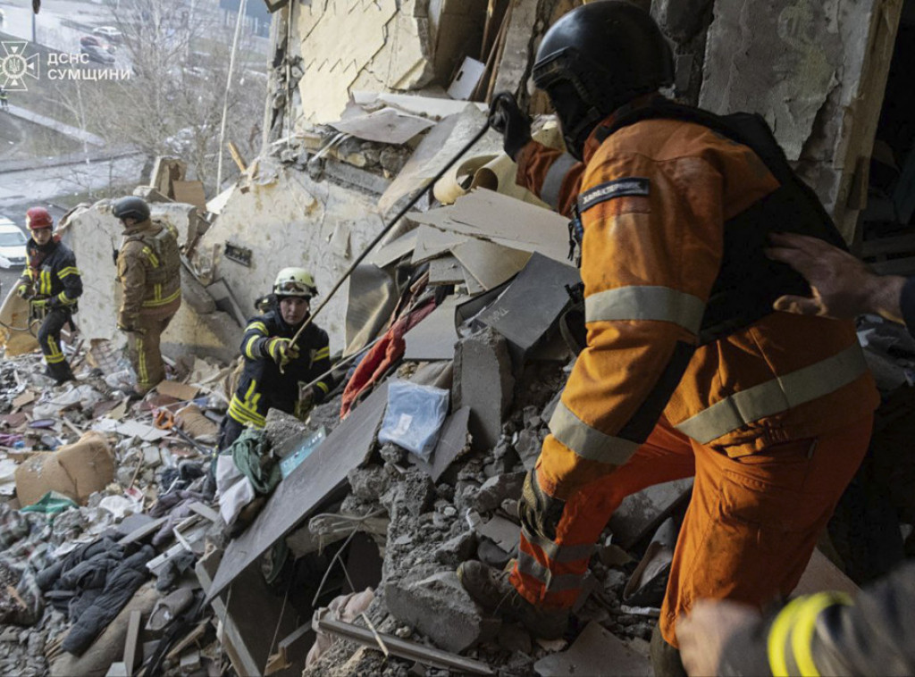 Broj povređenih u ruskom napadu na Sumi porastao na 106, uključujući 23 dece