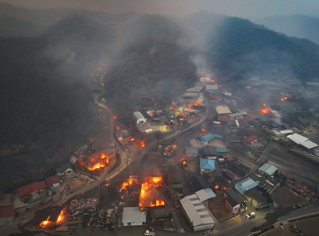Južnokorejske vlasti započele evakuaciju zatvorenika zbog širenja požara