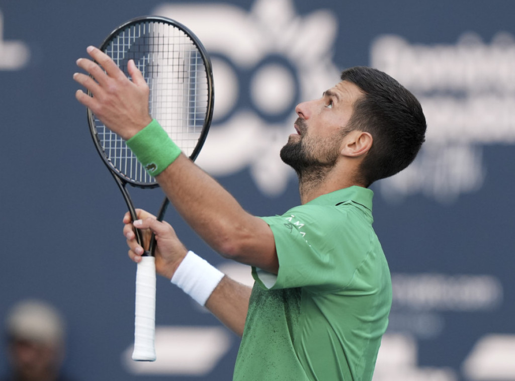 Srpski teniser Novak Đoković igra na Mastersu u Madridu