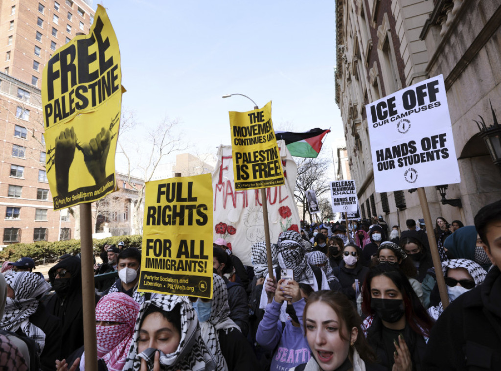 Podneta tužba protiv propalestinskih demonstranata na Univerzitetu Kolumbija