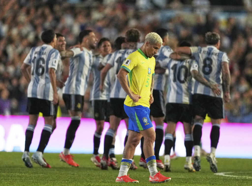 Fudbaleri Argentine ubedljivom pobedom protiv Brazila potvrdili plasman na SP 2026.