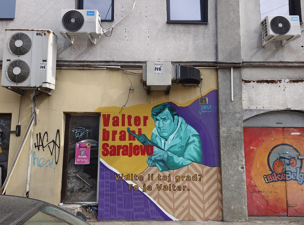 U Beogradu oslikan mural "Valteru"