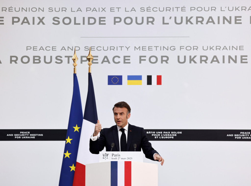 Makron: Koalicija voljnih spremna da ostane ujedinjena u postizanju mira u Ukrajini