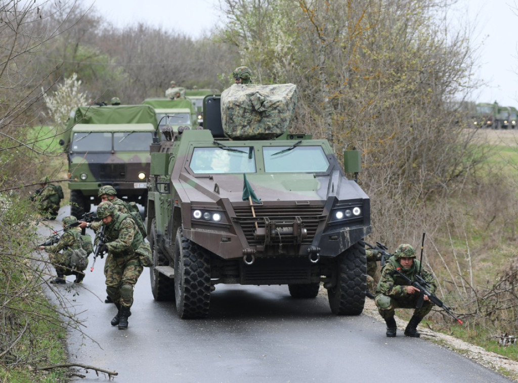 Pripreme pešadijske čete Vojske Srbije za mirovnu operaciju u Libanu