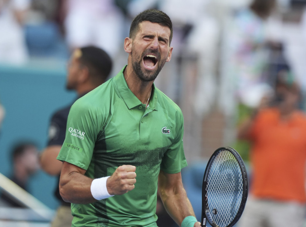 Djokovic beats Korda to advance to Miami Masters semi-finals