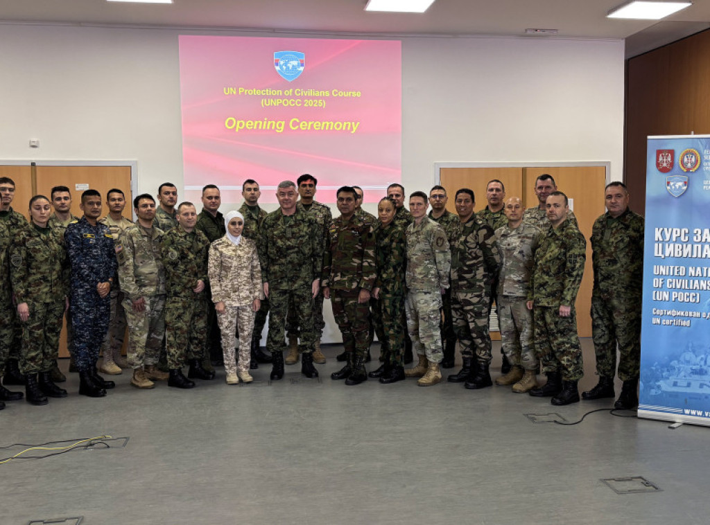Međunarodni kurs o zaštiti civila u mirovnim operacijama održan u bazi "Jug"