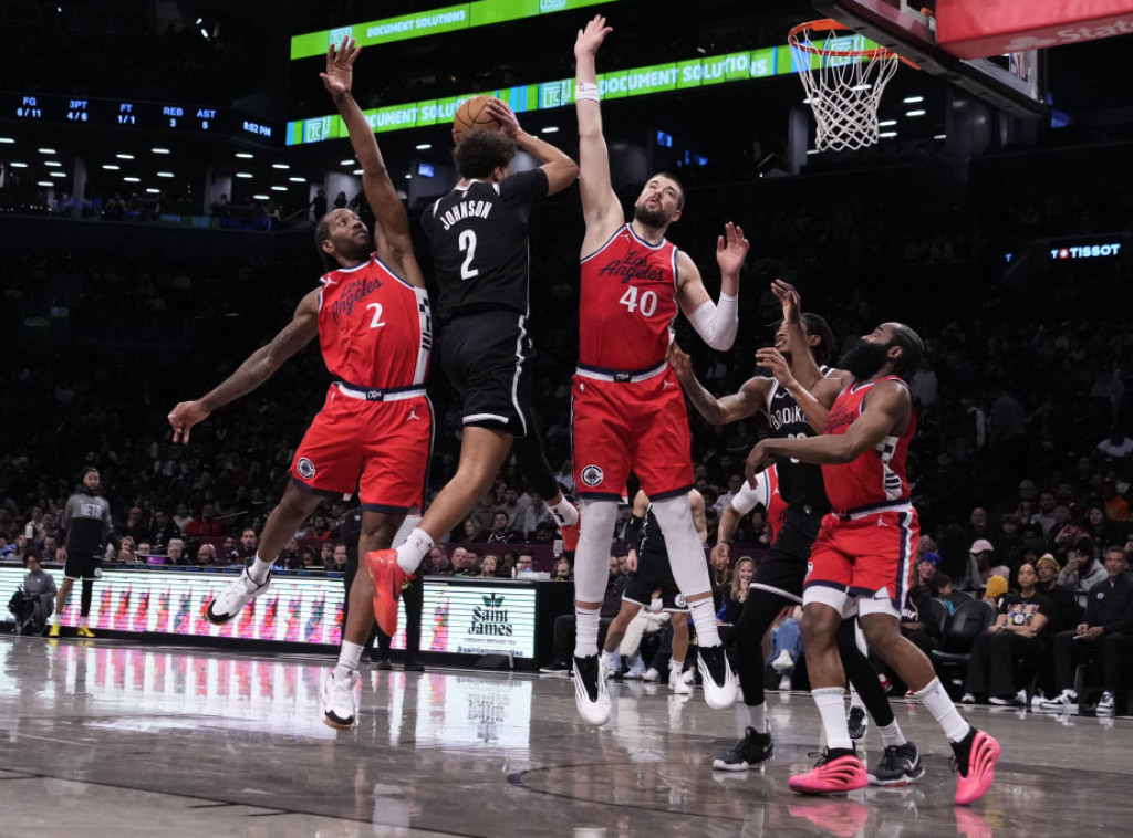 Los Anđeles klipersi savladali Bruklin netse, Bogdanović imao devet asistencija