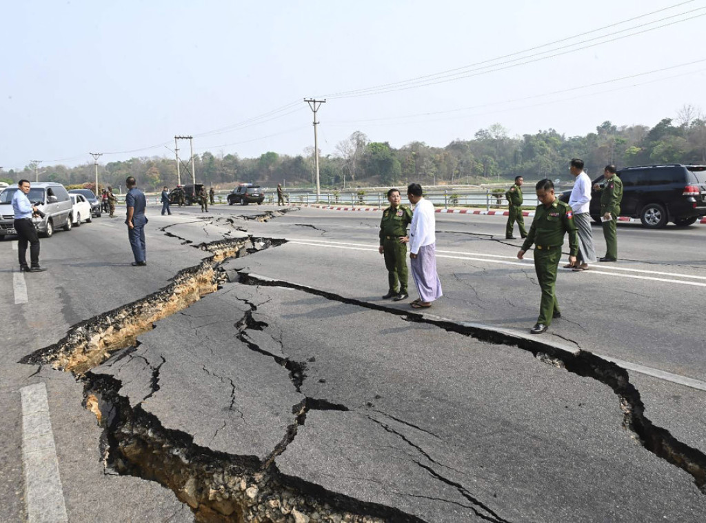 Još jedan jak naknadni potres pogodio danas Mjanmar