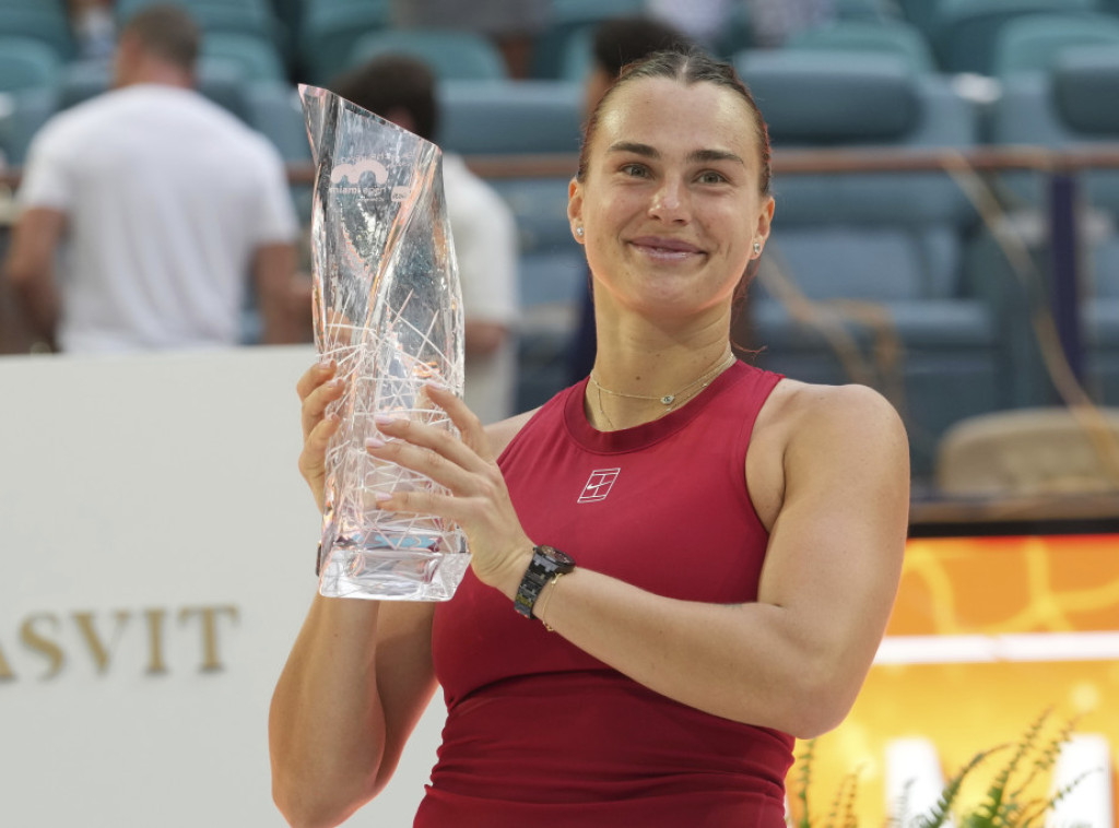 Beloruska teniserka Arina Sabalenka osvojila titulu u Majamiju