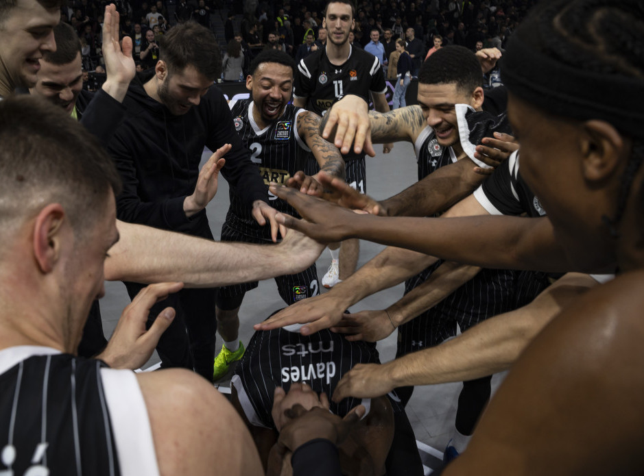 Košarkaši Partizana ubedljivo pobedili Split u ABA ligi