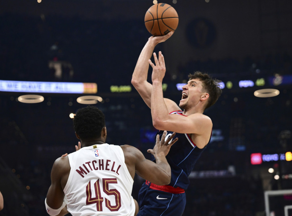 Poraz košarkaša LA Klipersa od Klivlenda, Bogdanović postigao 16 poena