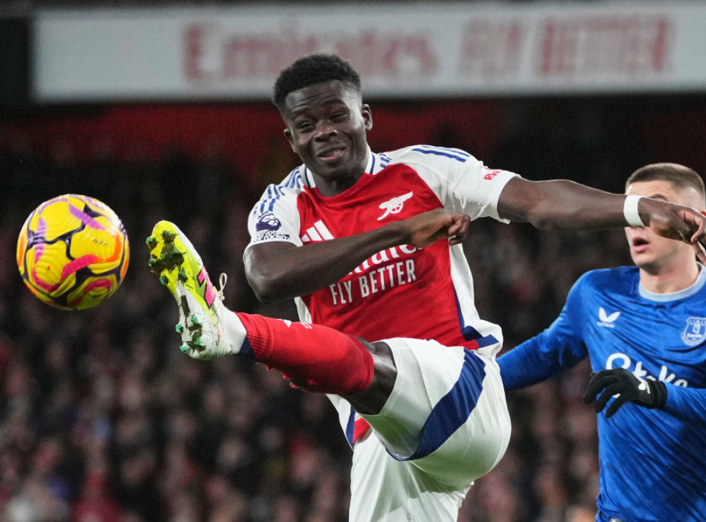 Arteta: Saka se vraća na teren, biće spreman za meč sa Fulamom