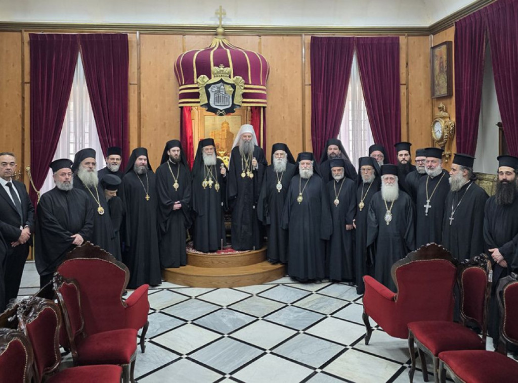 Patrijarh Porfirije sastao se sa patrijarhom jerusalimskim: Svaki hrišćanin Svetu Zemlju oseća kao dom