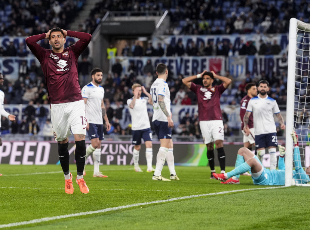 Fudbaleri Lacija i Torina odigrali nerešeno 1:1