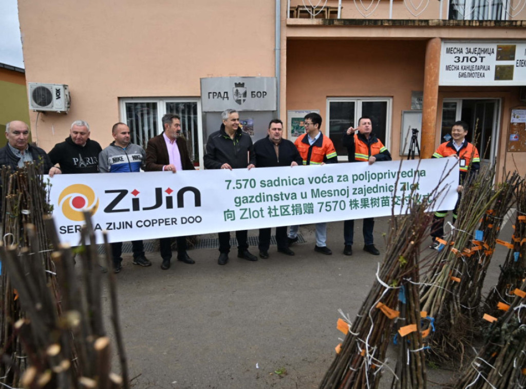 Ziđin Koper donirao sadnice voća u Zlotu: Podsticaj poljoprivredi i razvoju sela