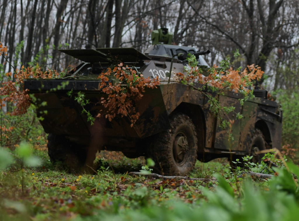 U toku taktičke vežbe i gađanja Oklopno-izviđačkog bataljona na Pasuljanskim livadama