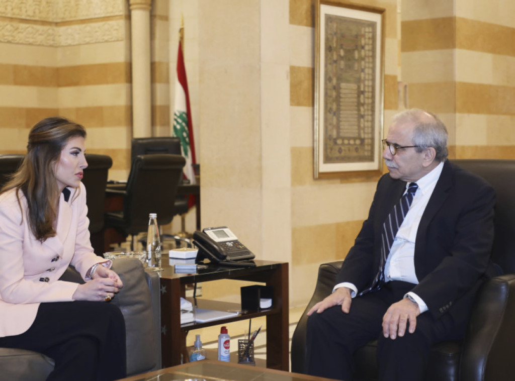 Zamenica američkog izaslanika se sastala sa libanskim predsednikom