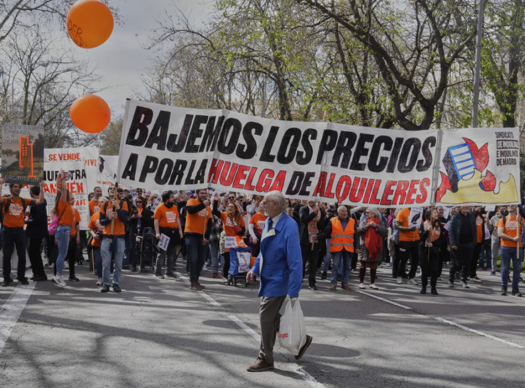 Hiljade Španaca demonstriralo širom zemlje zbog visokih troškova stanovanja