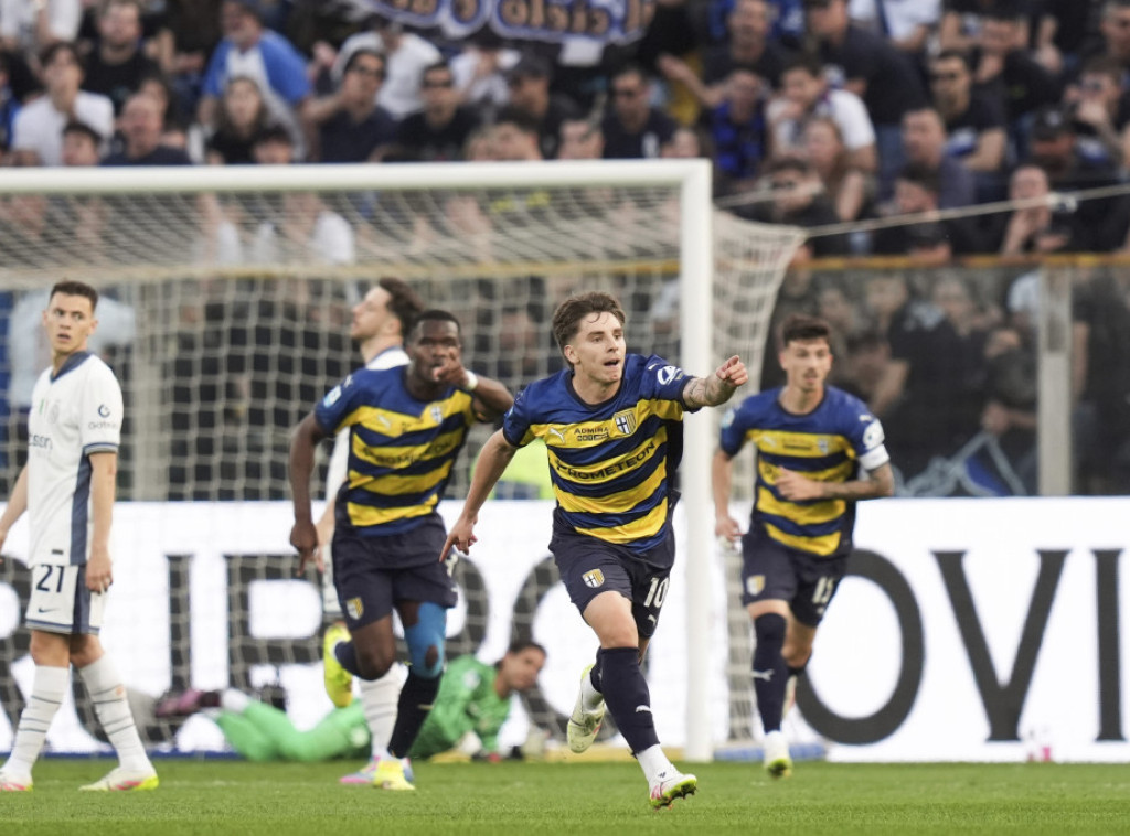 Fudbaleri Parme i Intera odigrali nerešeno 2:2