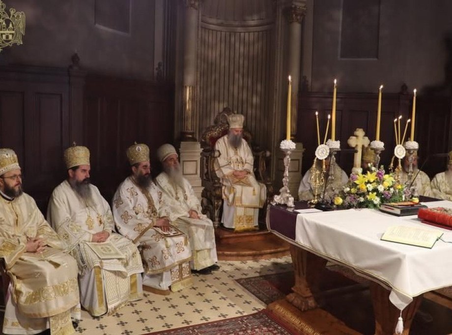 Patrijarh predvodio liturgiju u Sabornom hramu u Novom Sadu povodom 70. godina smrti Svetog Irineja