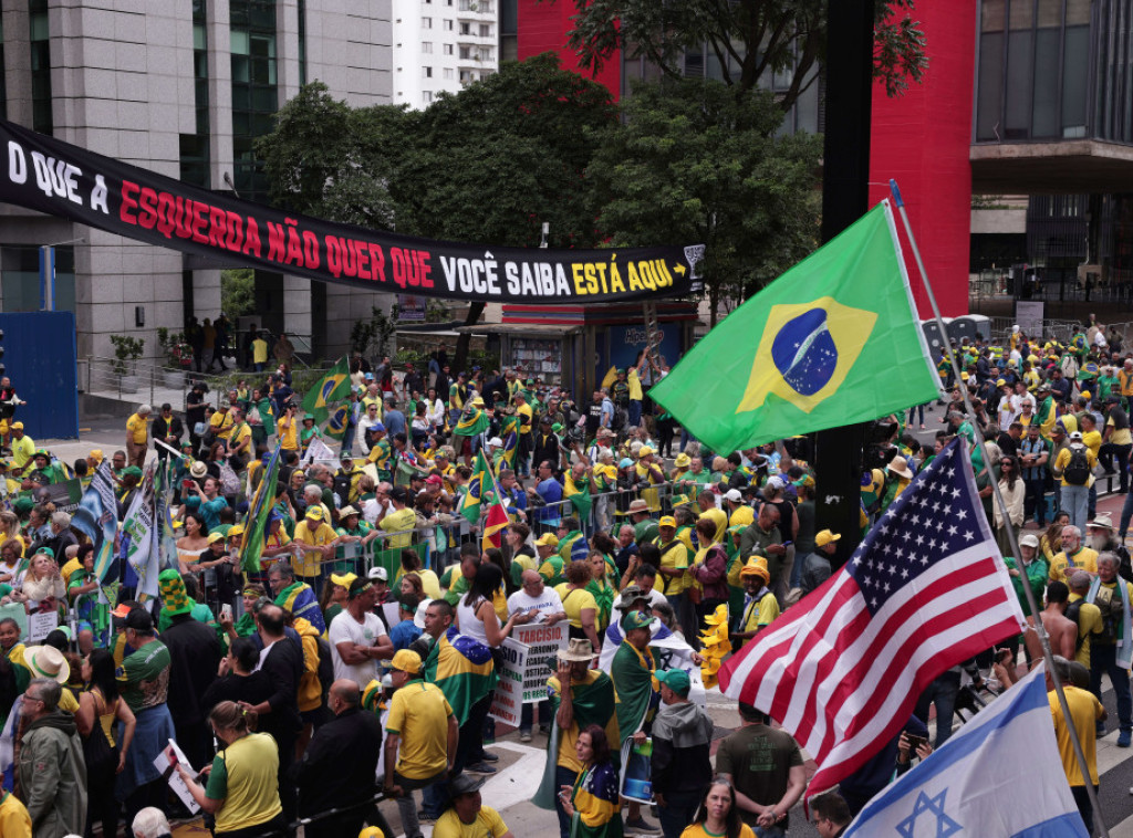 Rojters: Protest pristalica Bolsonara u Sao Paulu