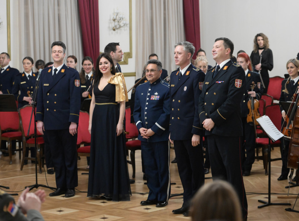 Zajedno nastupili ansambl "Stanislav Binički" i vojni orkestar Nacionalne garde Ohaja