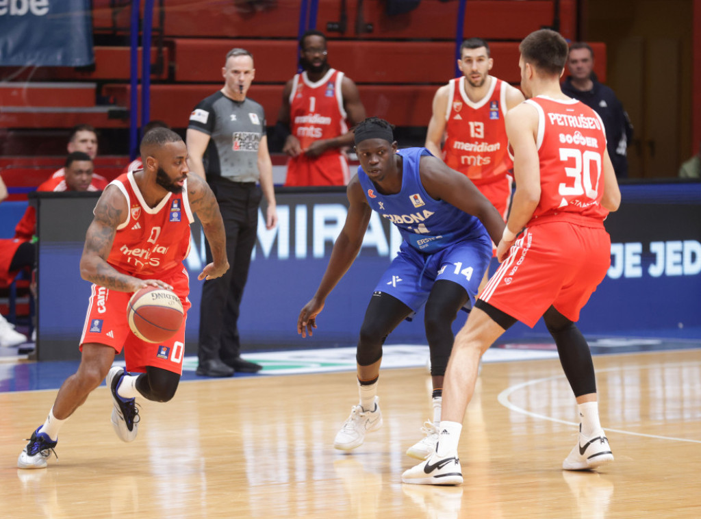 Košarkaši Crvene zvezde pobedili Cibonu u 26. kolu ABA lige