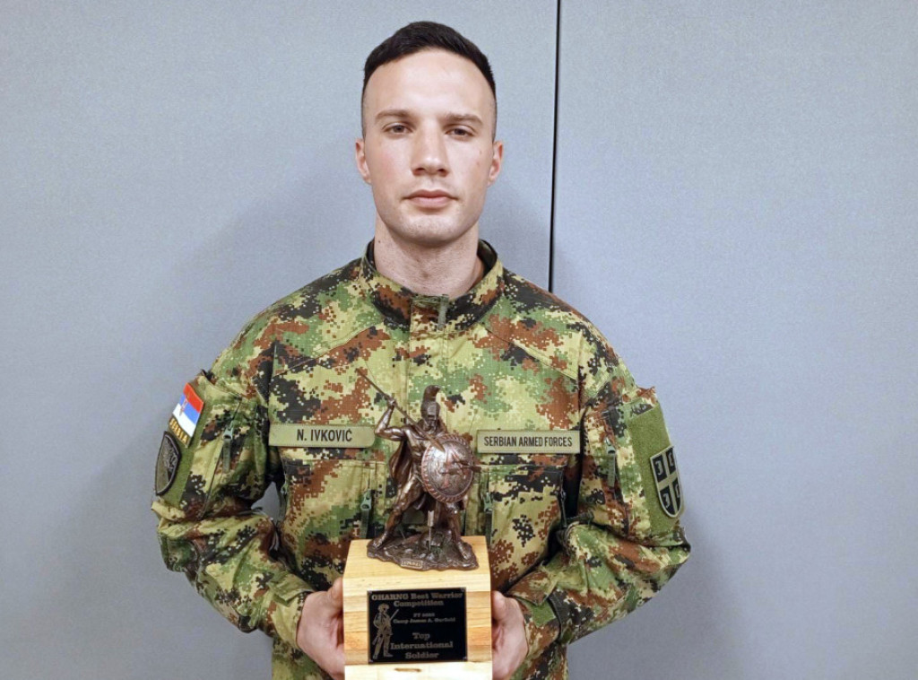 Pripadnik Vojske Srbije najbolji na vojnom takmičenju u SAD