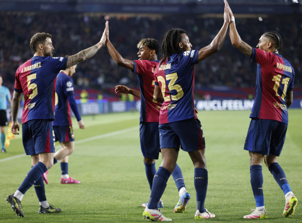 Fudbaleri Barselone ubedljivi protiv Dortmunda, PSŽ bolji od Aston Vile