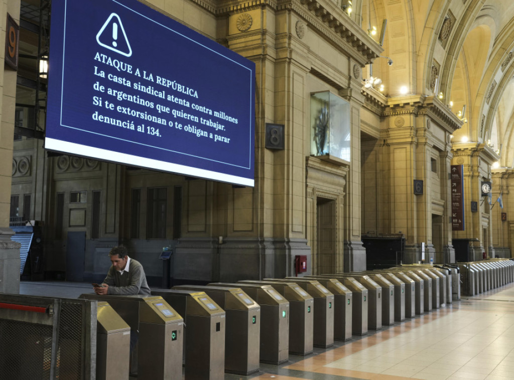 Najveći argentinski sindikati počeli 24-časovni štrajk protiv oštrih mera vlade