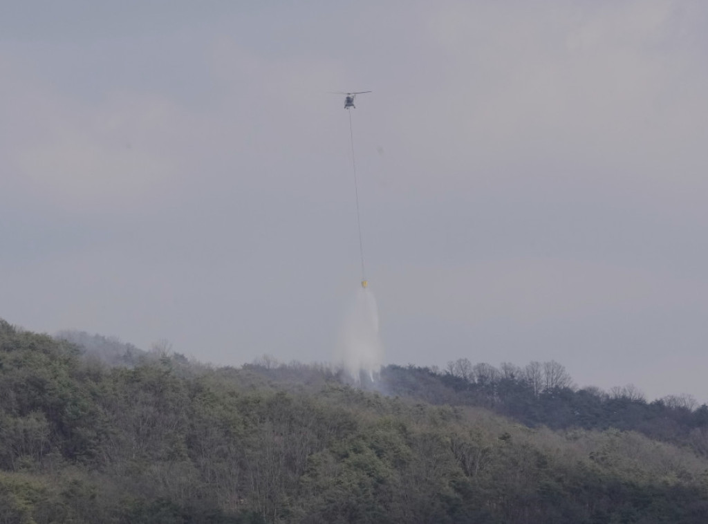 Požar u istočnom delu demilitarizovane zone između Južne i Severne Koreje