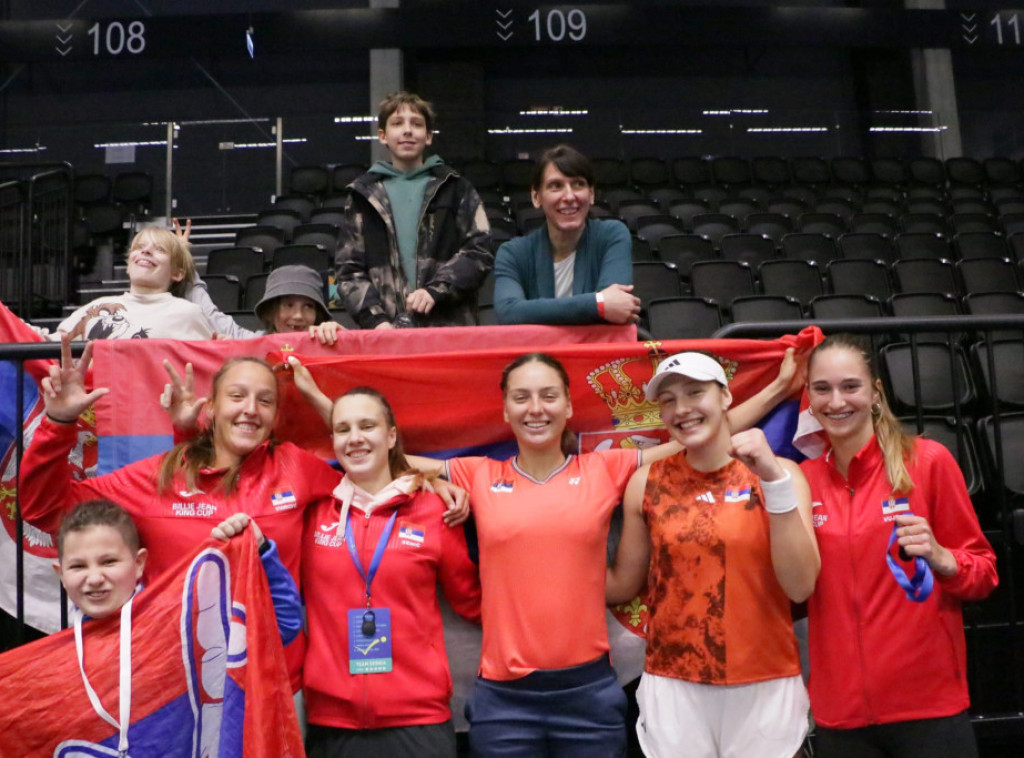 Teniserke Srbije poražene od Hrvatske, ali izborile opstanak u Prvoj grupi