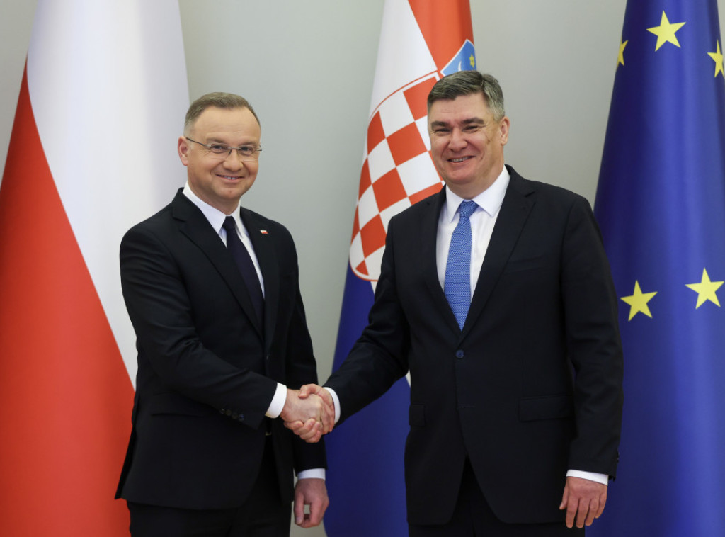 Hrvatska: Milanović i Duda u Zagrebu razgovarali o NATO, Rusiji, Ukrajini, turizmu...