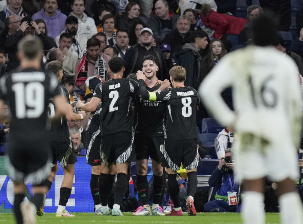 Fudbaleri Arsenala eliminisali Real, Inter izbacio Bajern